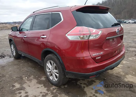 2015 Nissan Rogue Sv from USA, damaged, VIN KNMAT2MV1FP506028